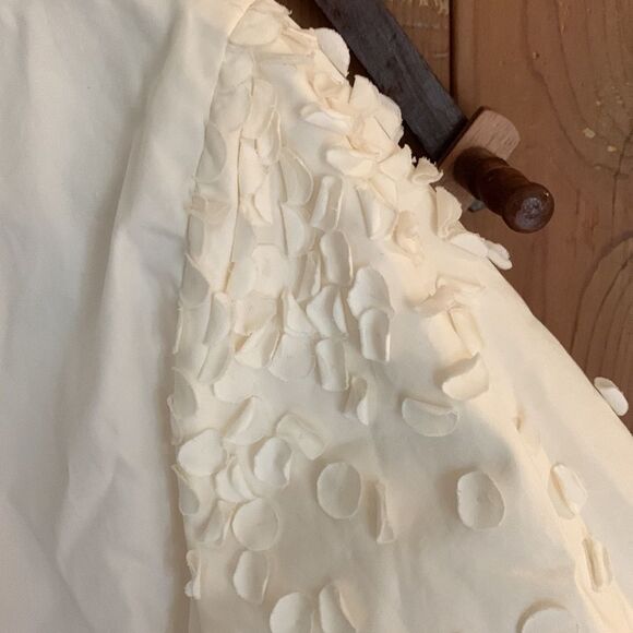 Issey Miyake off-white appliqué short sleeve blouse top - Picture 7 of 9